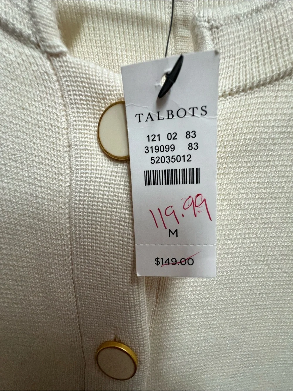 New Talbots Knit Stretch Banded Collar  Sweater Jacket Pocket Minimalist Luxury